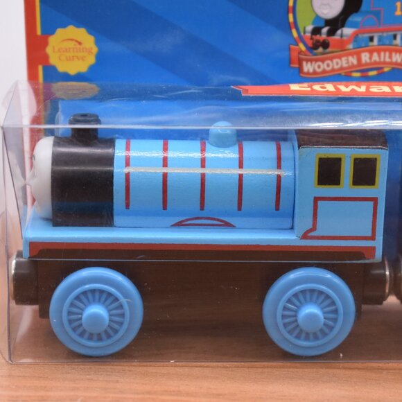 Edward & Tender Learning Curve Thomas & Friends Wooden Railway Train Engine 2008 - Picture 2 of 10